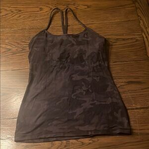 Women's Black Camouflage lulu tank